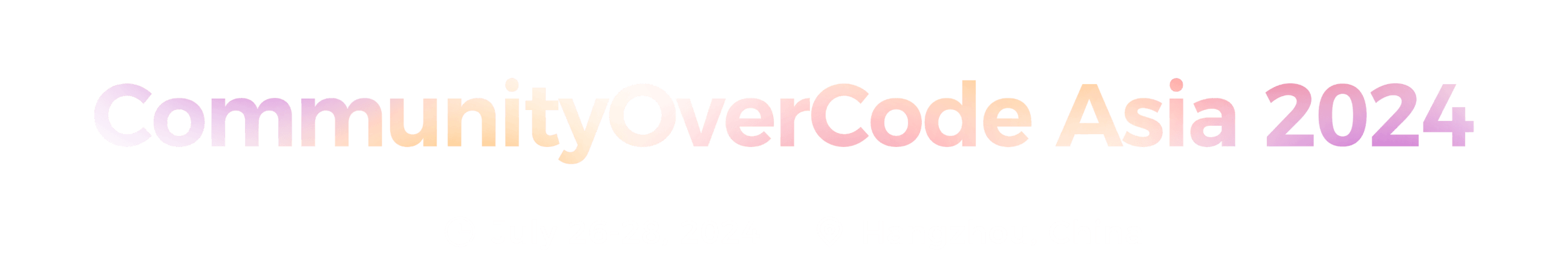 Community Over Code Asia 2024